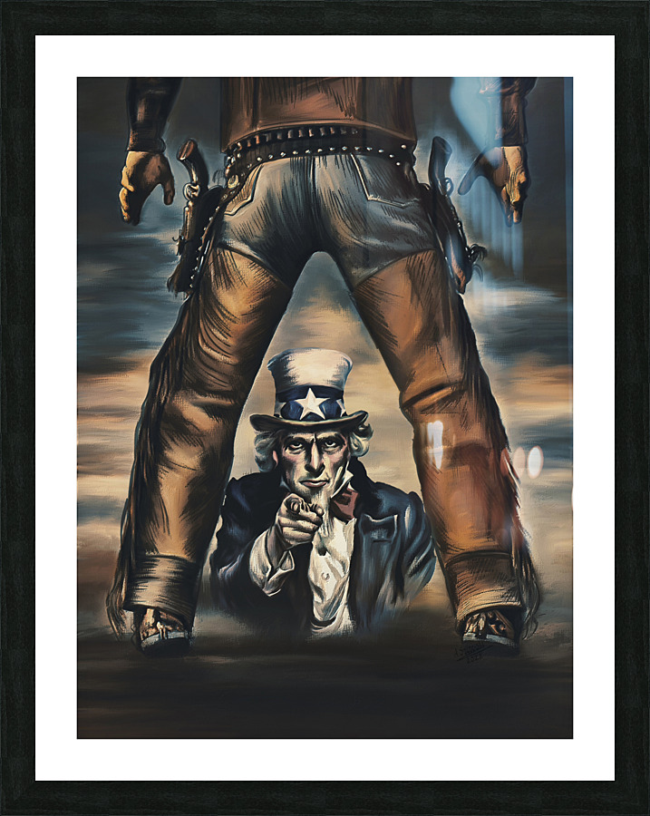 Uncle Sam Picture Frame print