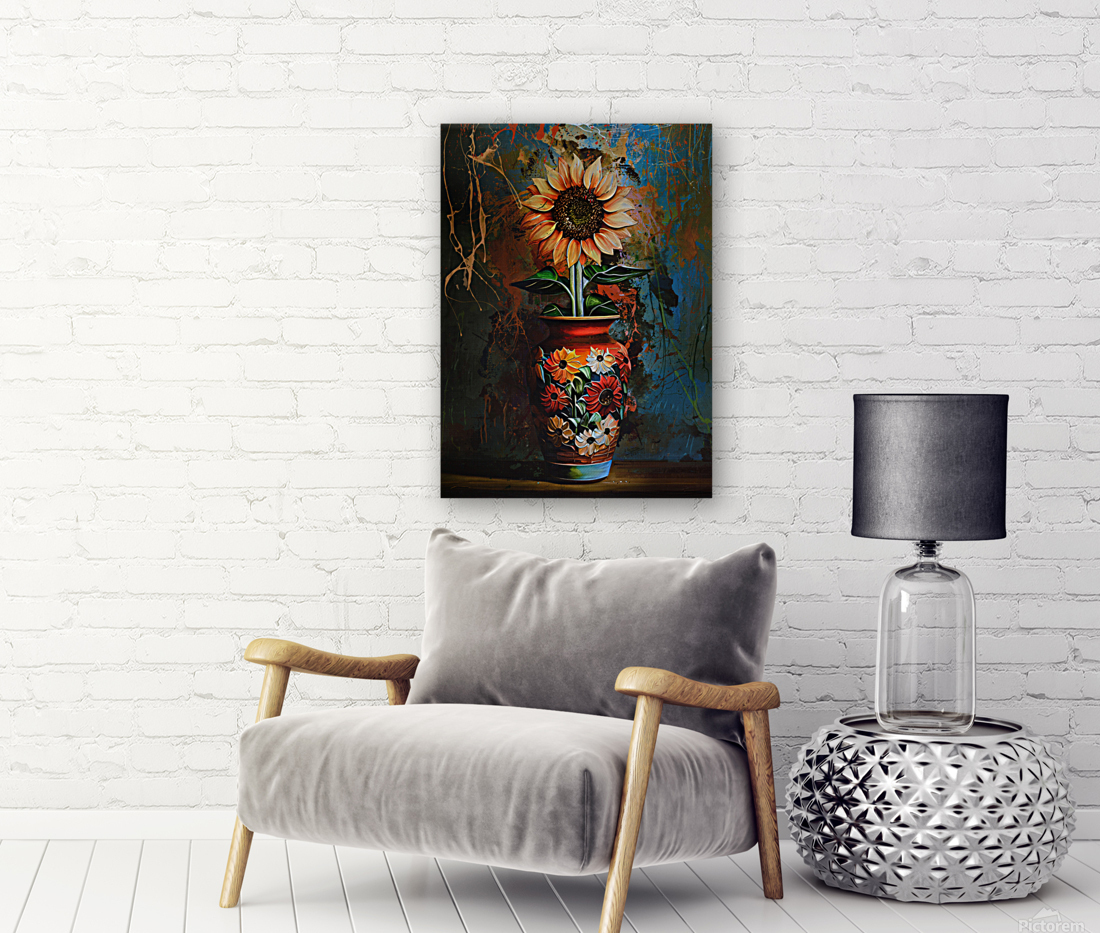 Abstract Sunflower Reproduction