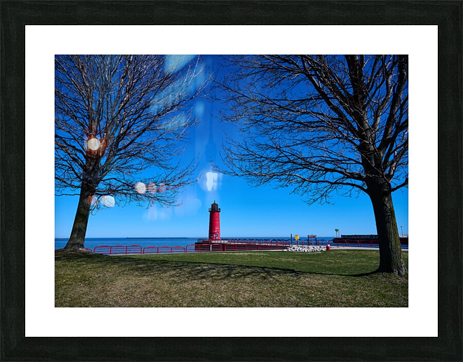 Milwaukee Pierhead Lighthouse Picture Frame print