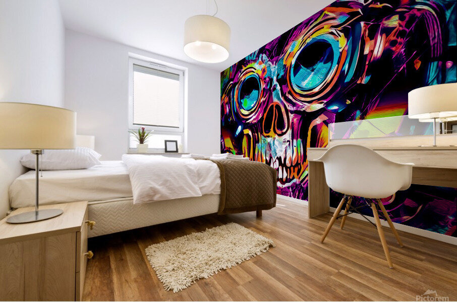 SKULL 25 Mural print