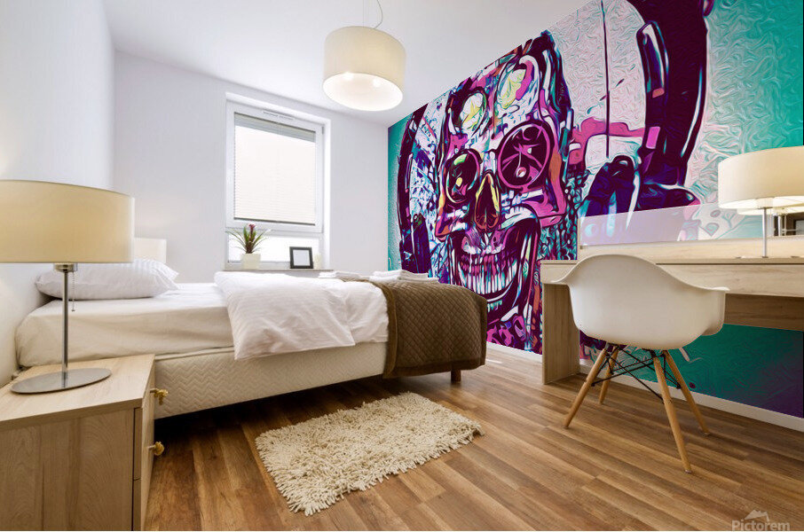 SKULL 16 Mural print