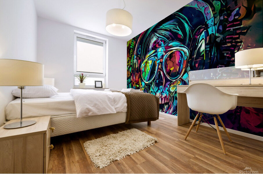 SKULL 20 Mural print