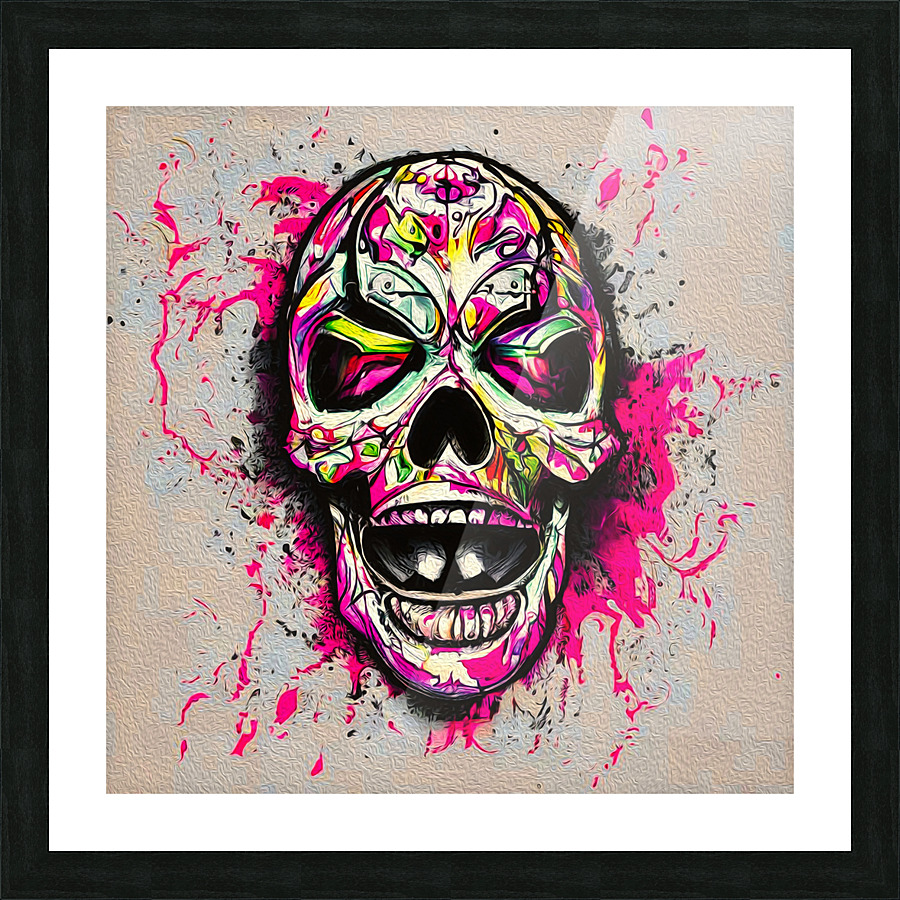 SKULL 11 Picture Frame print