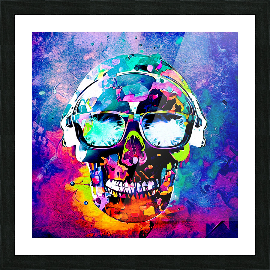 SKULL 17 Picture Frame print