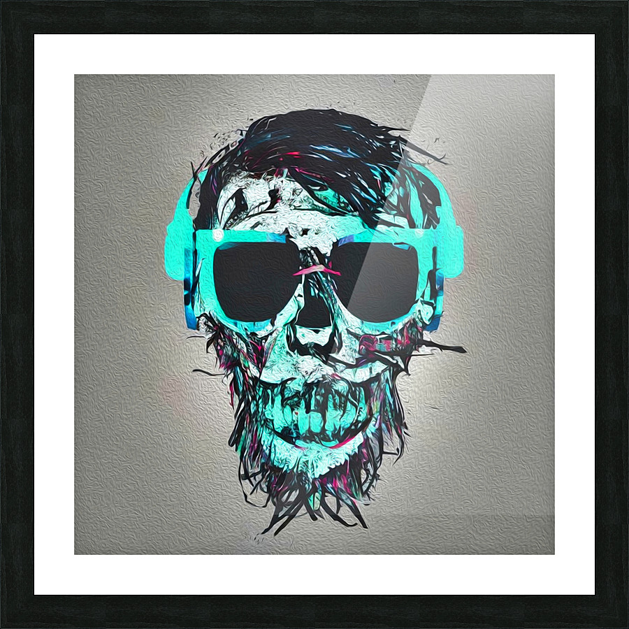 SKULL 10 Picture Frame print
