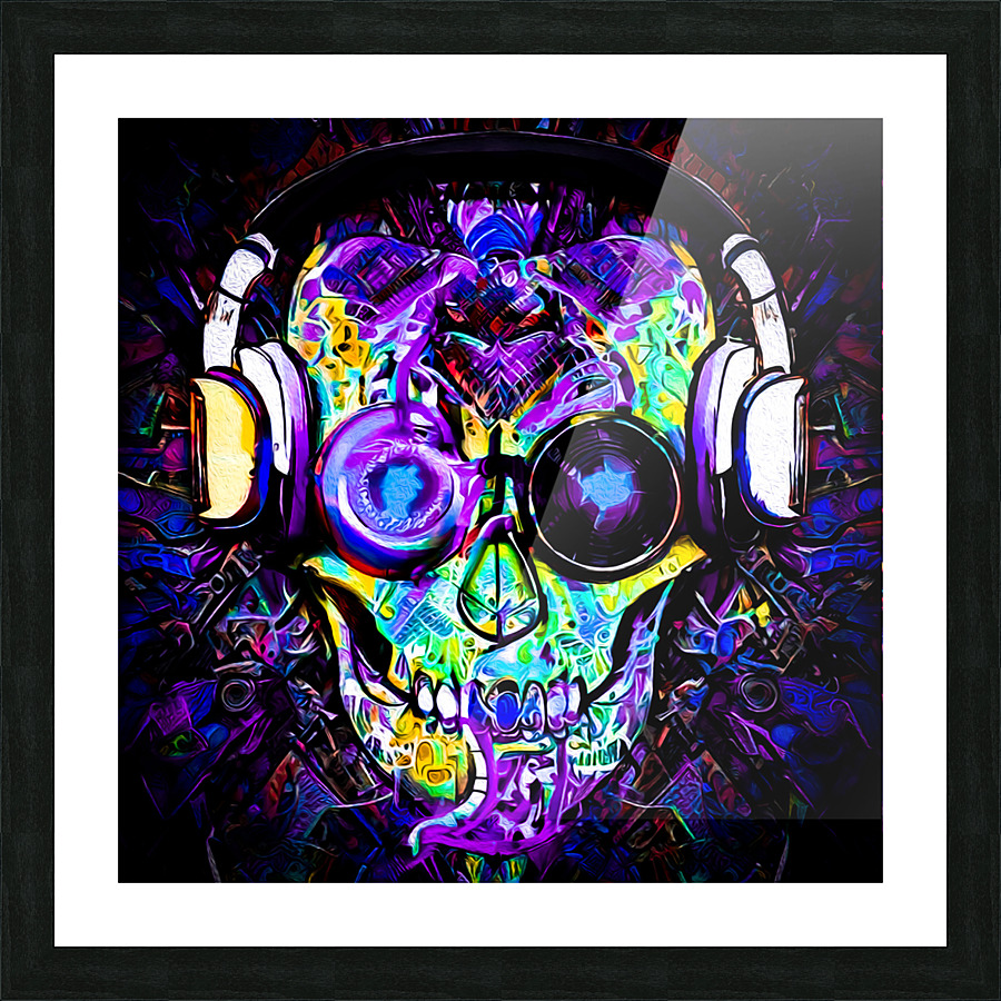 SKULL 30 Picture Frame print