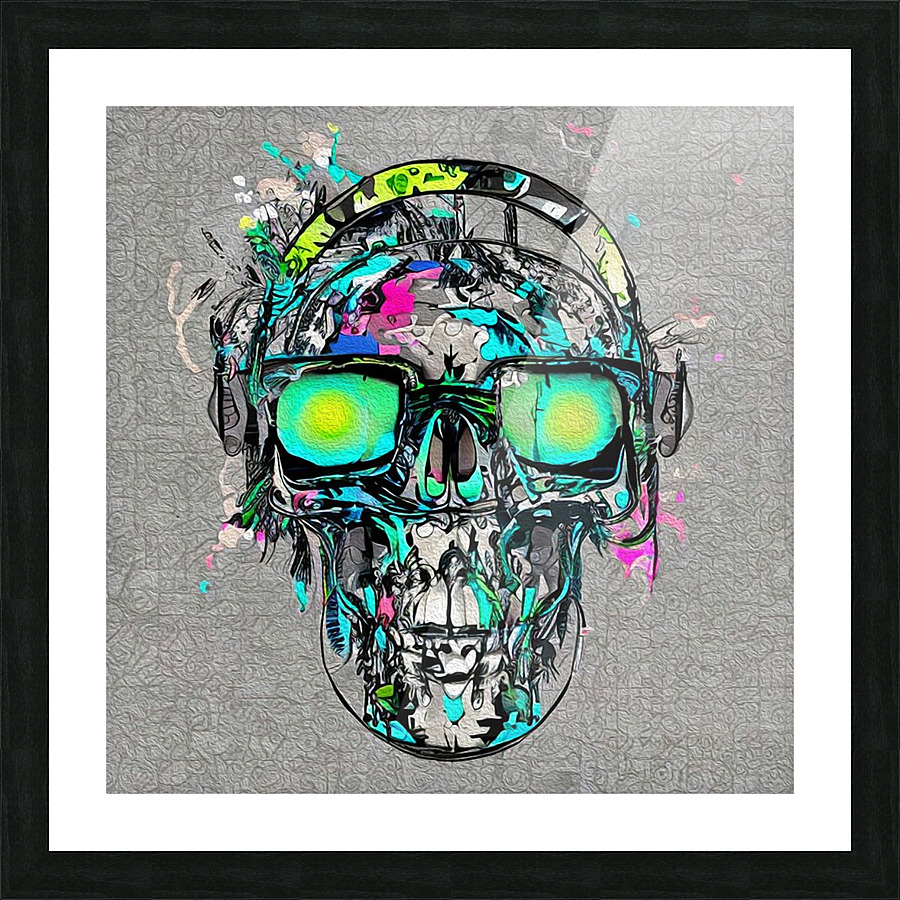 SKULL 1 Picture Frame print