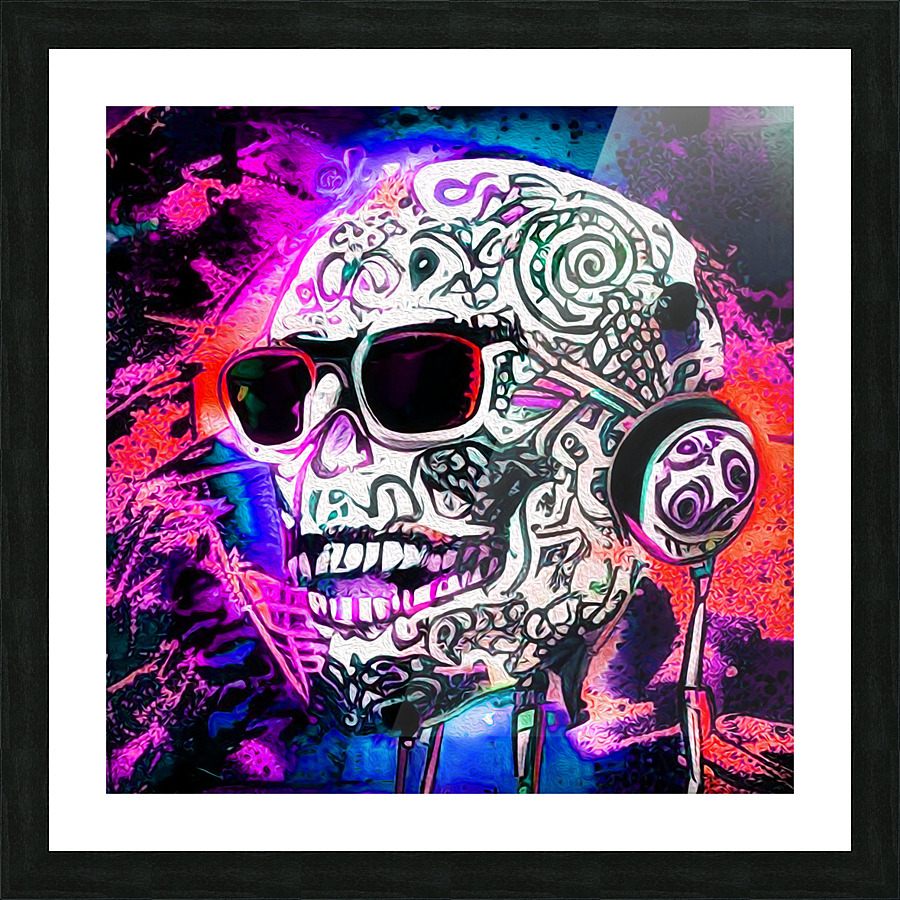 SKULL 8 Picture Frame print
