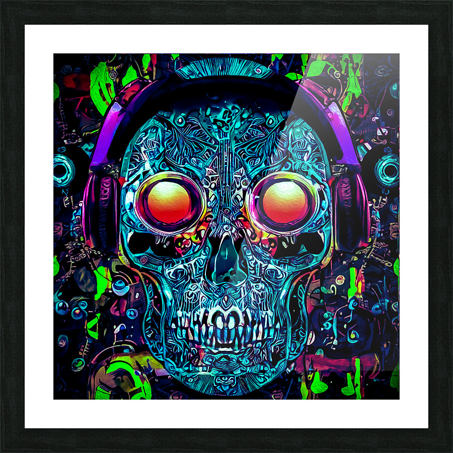 SKULL 29 Picture Frame print