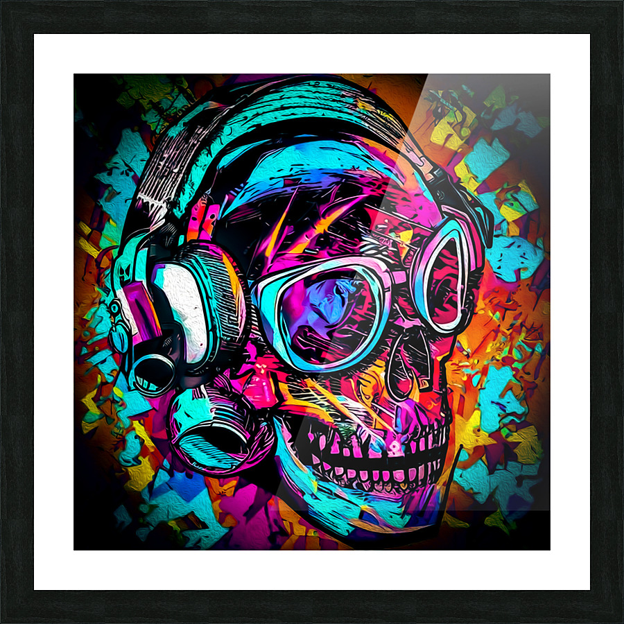 SKULL 26 Picture Frame print