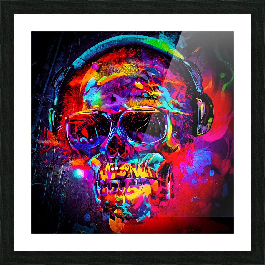 SKULL 31 Picture Frame print