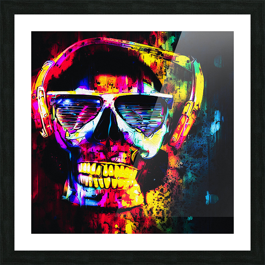 SKULL 13 Picture Frame print