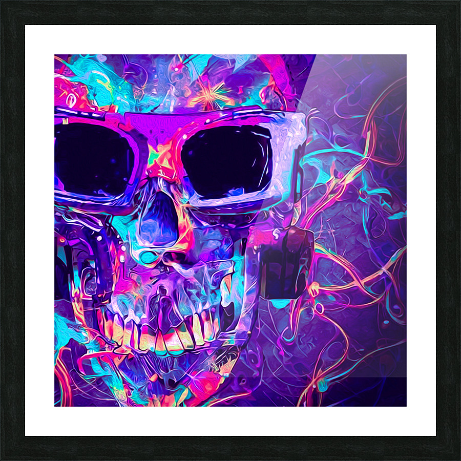 SKULL 15 Picture Frame print