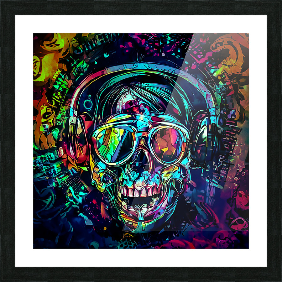 SKULL 20 Picture Frame print