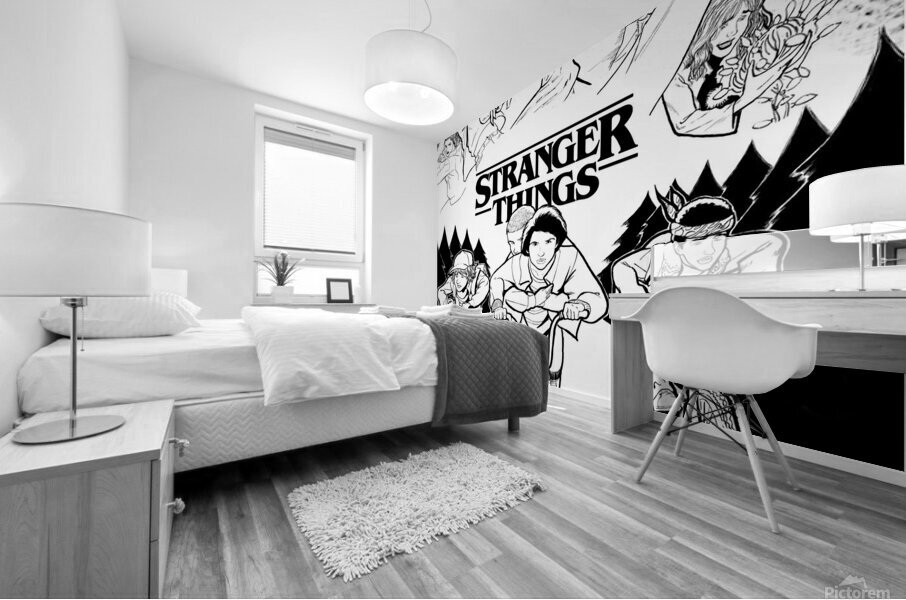 Stranger Things Mural print
