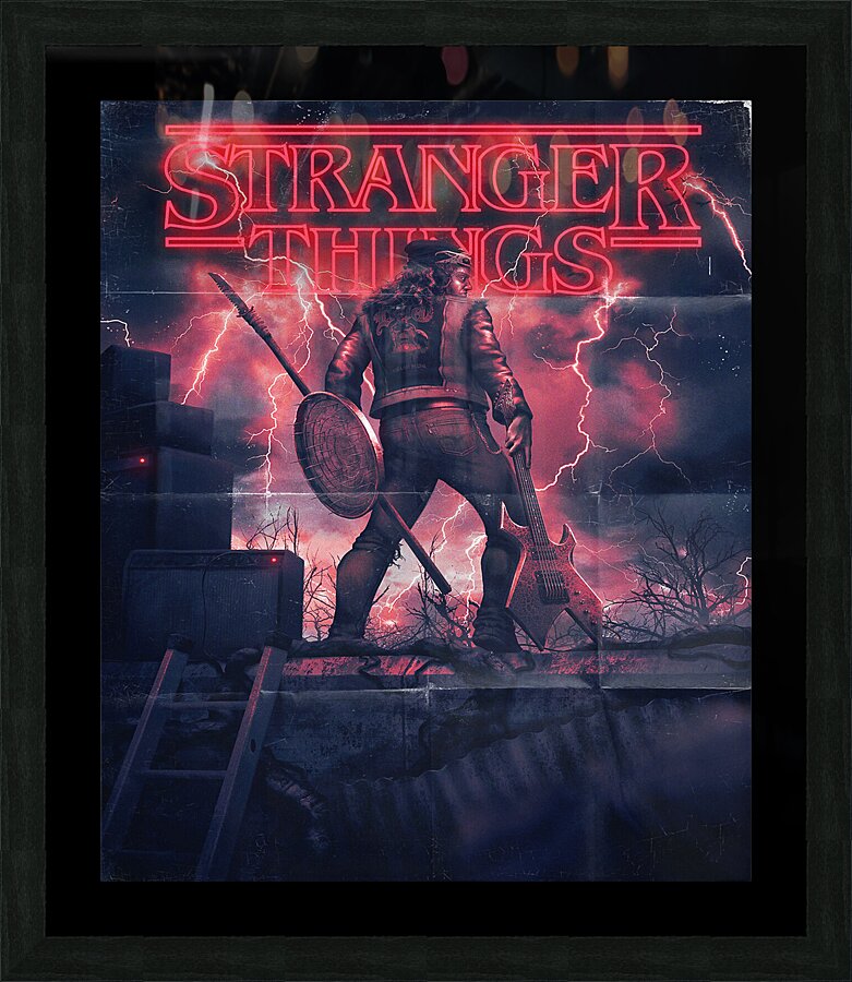Stranger Things Picture Frame print