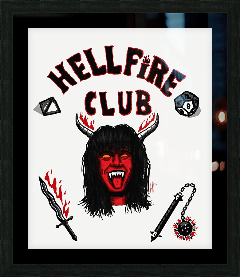 Stranger Things Picture Frame print