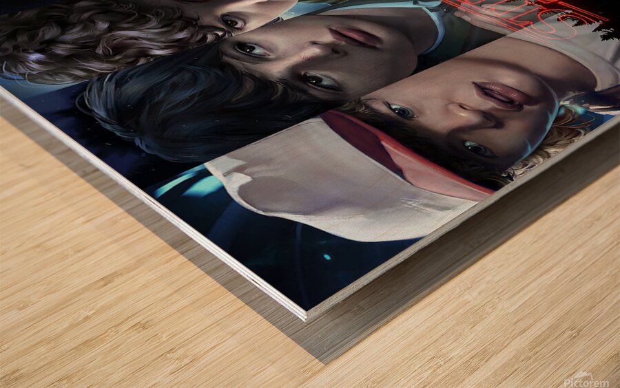 Stranger Things Wood print