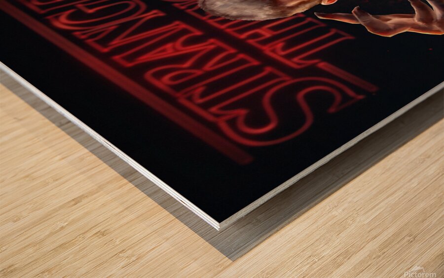 Stranger Things Wood print
