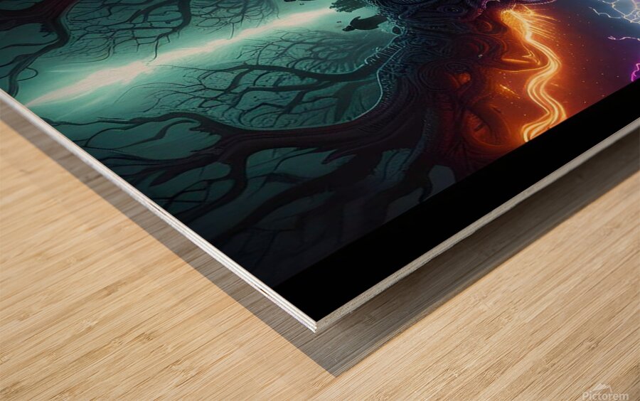 Stranger Things Wood print