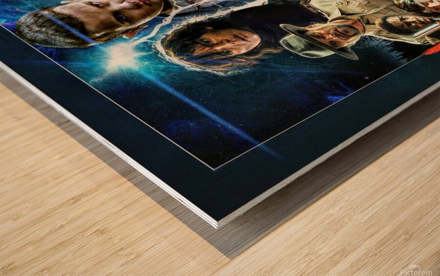 Stranger Things Wood print