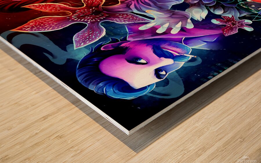 Stranger Things Wood print