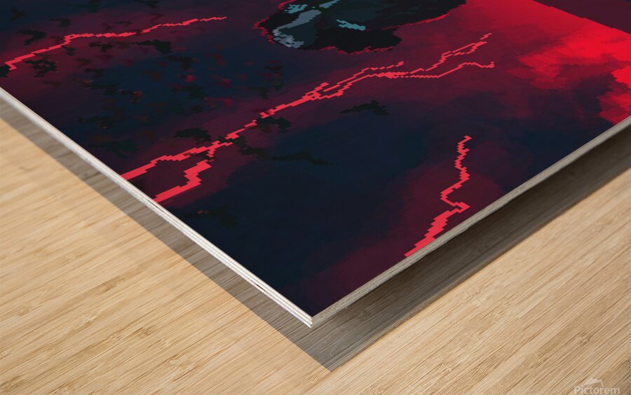 Stranger Things Wood print