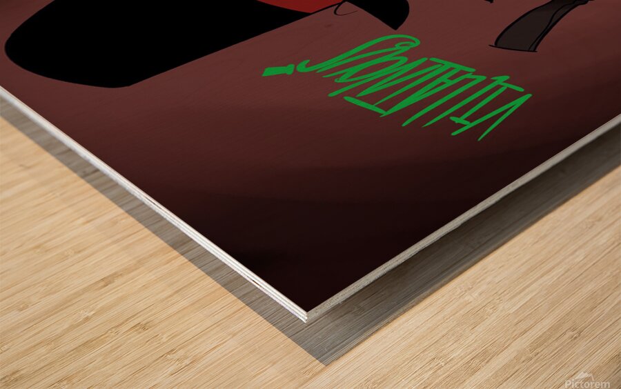 Villainous Wood print