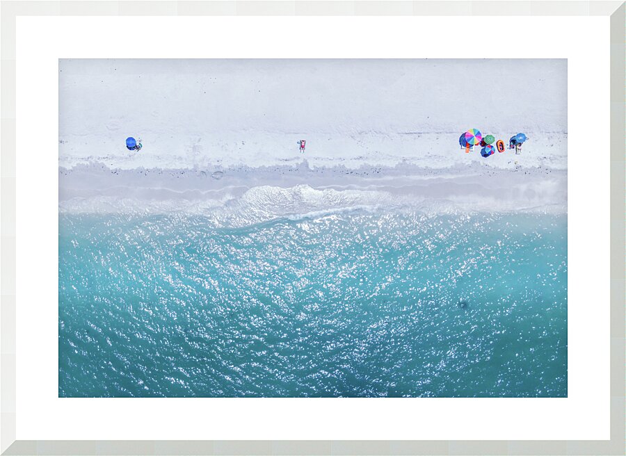 Beach Day Out Picture Frame print