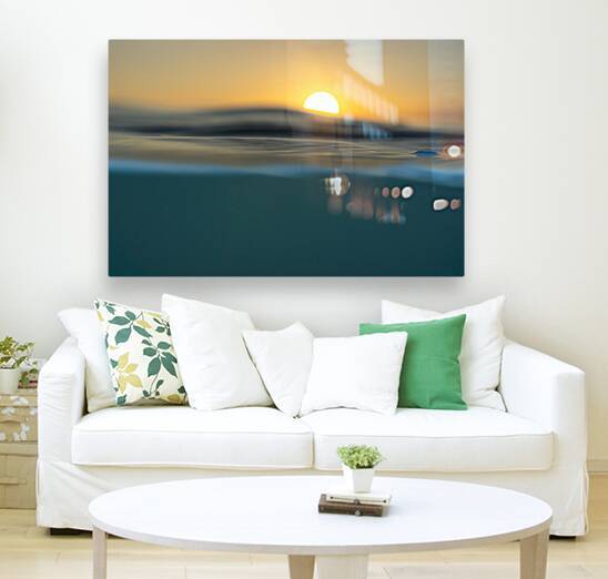 Half water sun Reproduction