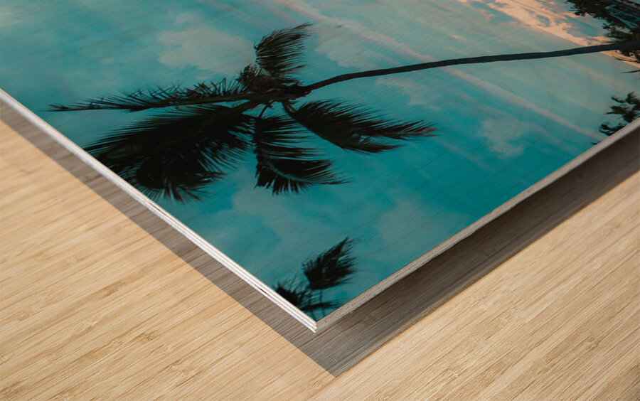 Cheeca Palm Wood print