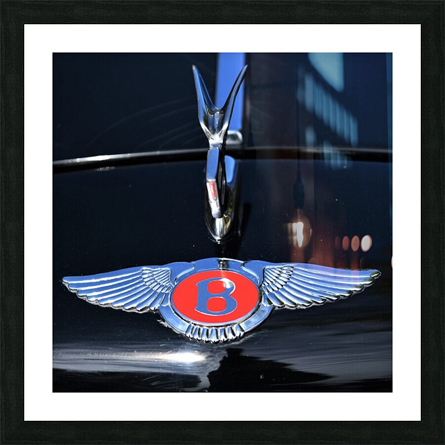 B is for Bentley. Picture Frame print
