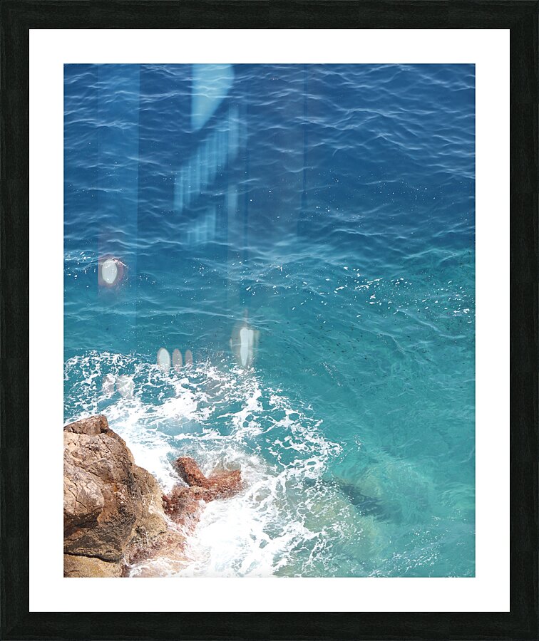 Monaco Sea Picture Frame print
