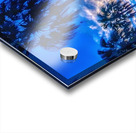 Golden Sunset Reflection – Tropical Palm Trees and Tranquil Waters Acrylic print