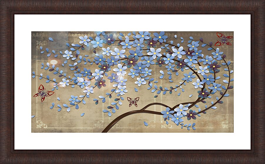ABSTRACT TREE Picture Frame print