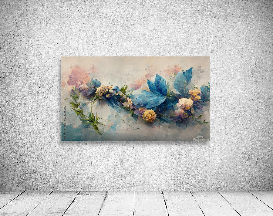 ABSTRACT FLOWER Wall Preview