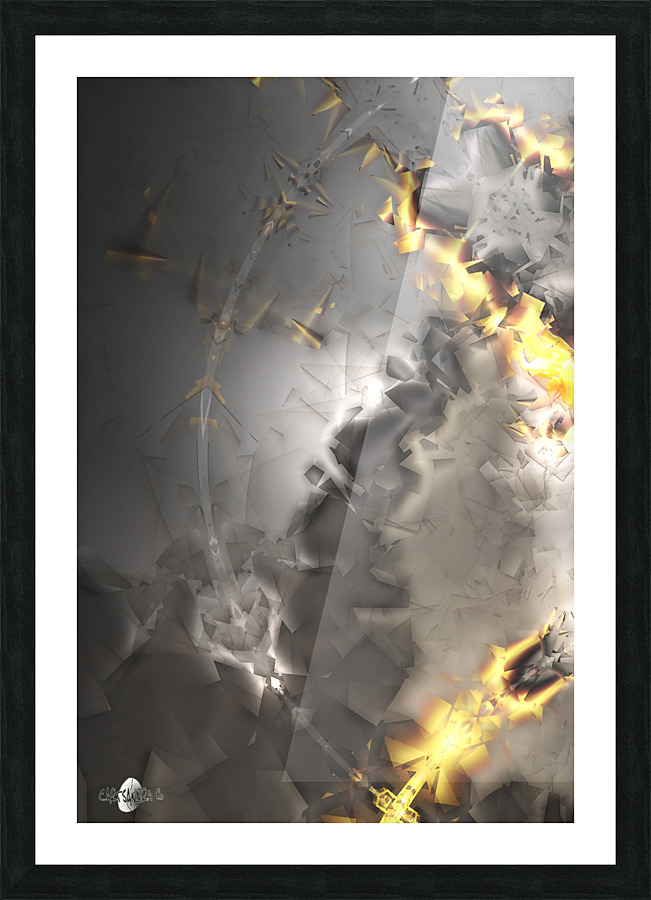 Sombre et dore Picture Frame print
