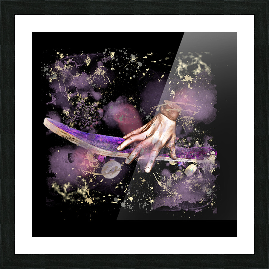La chose skate Picture Frame print