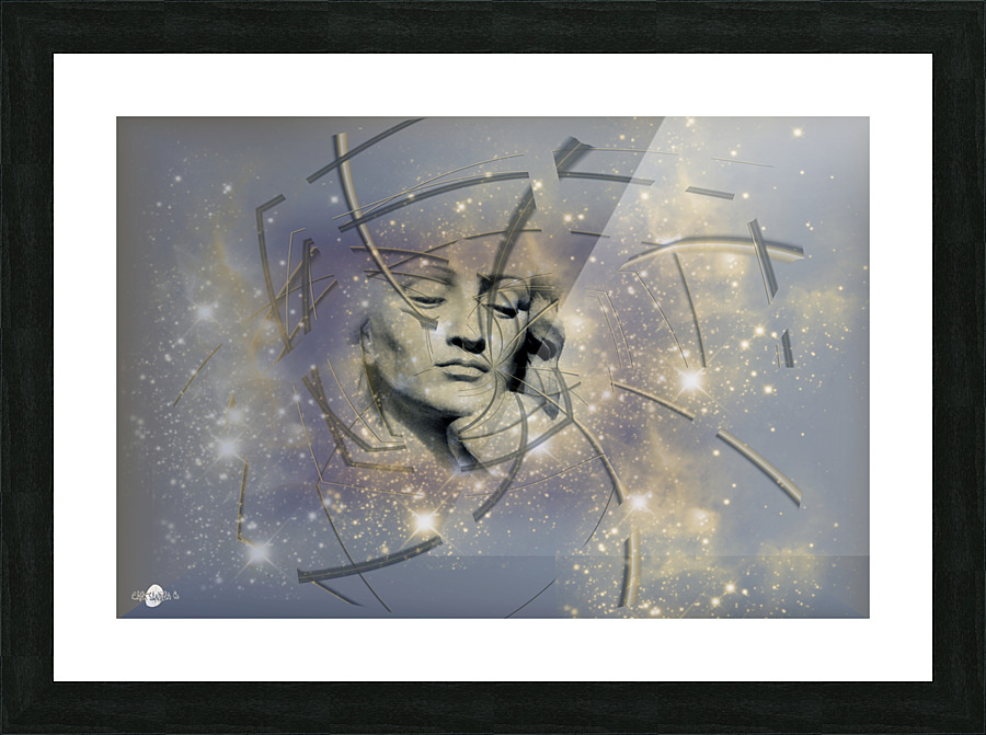 Belle andromede Picture Frame print