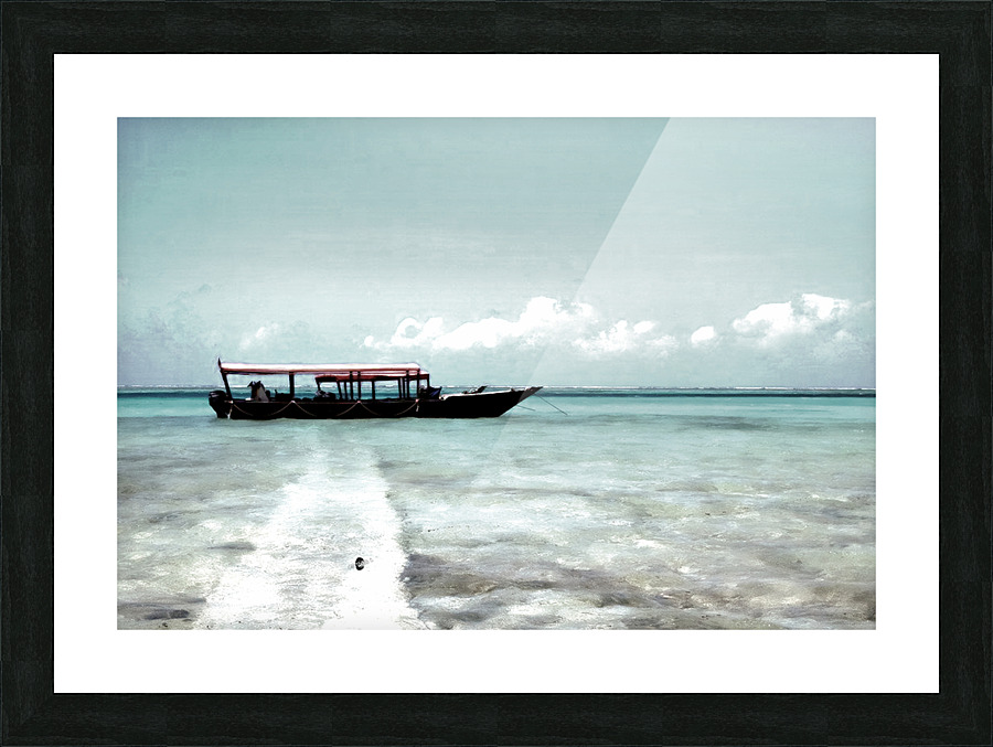 Bateau 1 red Picture Frame print