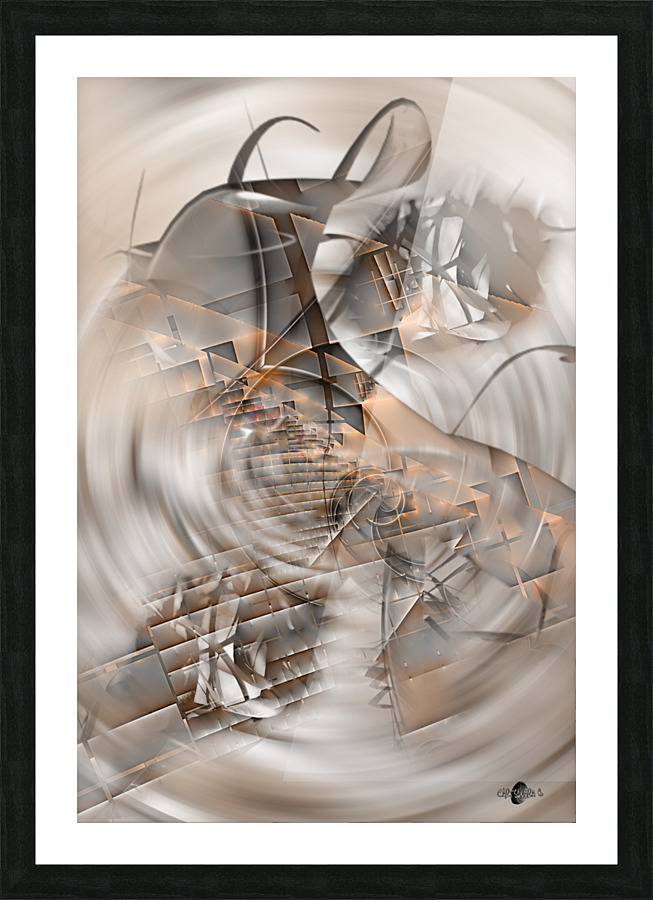 Abstrait 47 Picture Frame print