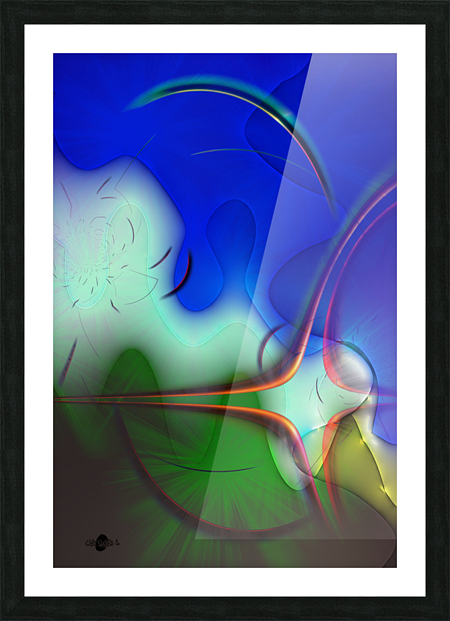 Abstrait 51 Picture Frame print