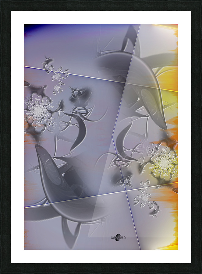 Abstrait 56 Picture Frame print