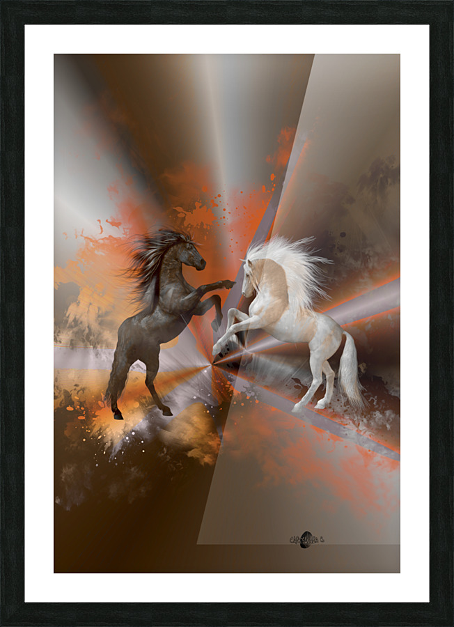 Horses Picture Frame print