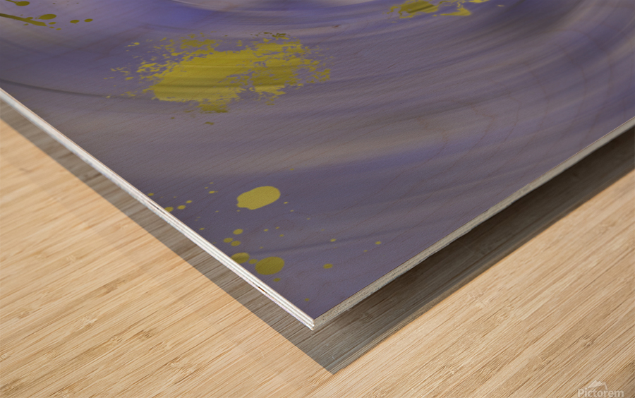 Abstrait 45 Wood print