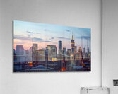 Twilight Over Manhattan Acrylic Print