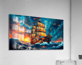 Radiant Stormbound Voyage Acrylic Print
