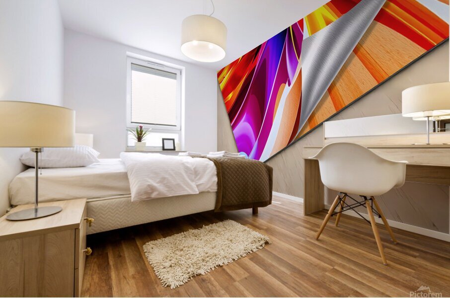 Radiant Reveal Mural print