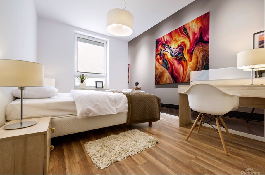 Vibrant Gallery Showcase Mural print
