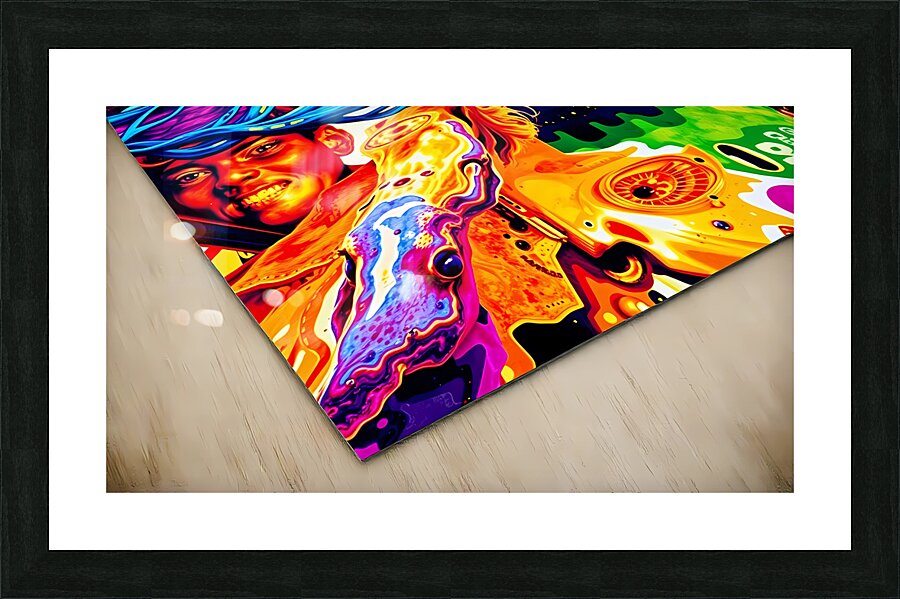 Technicolor Dreamscape Picture Frame print